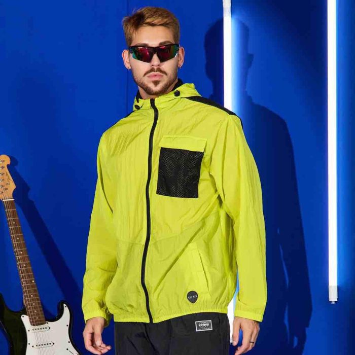 jaqueta corta vento fors neon vibe